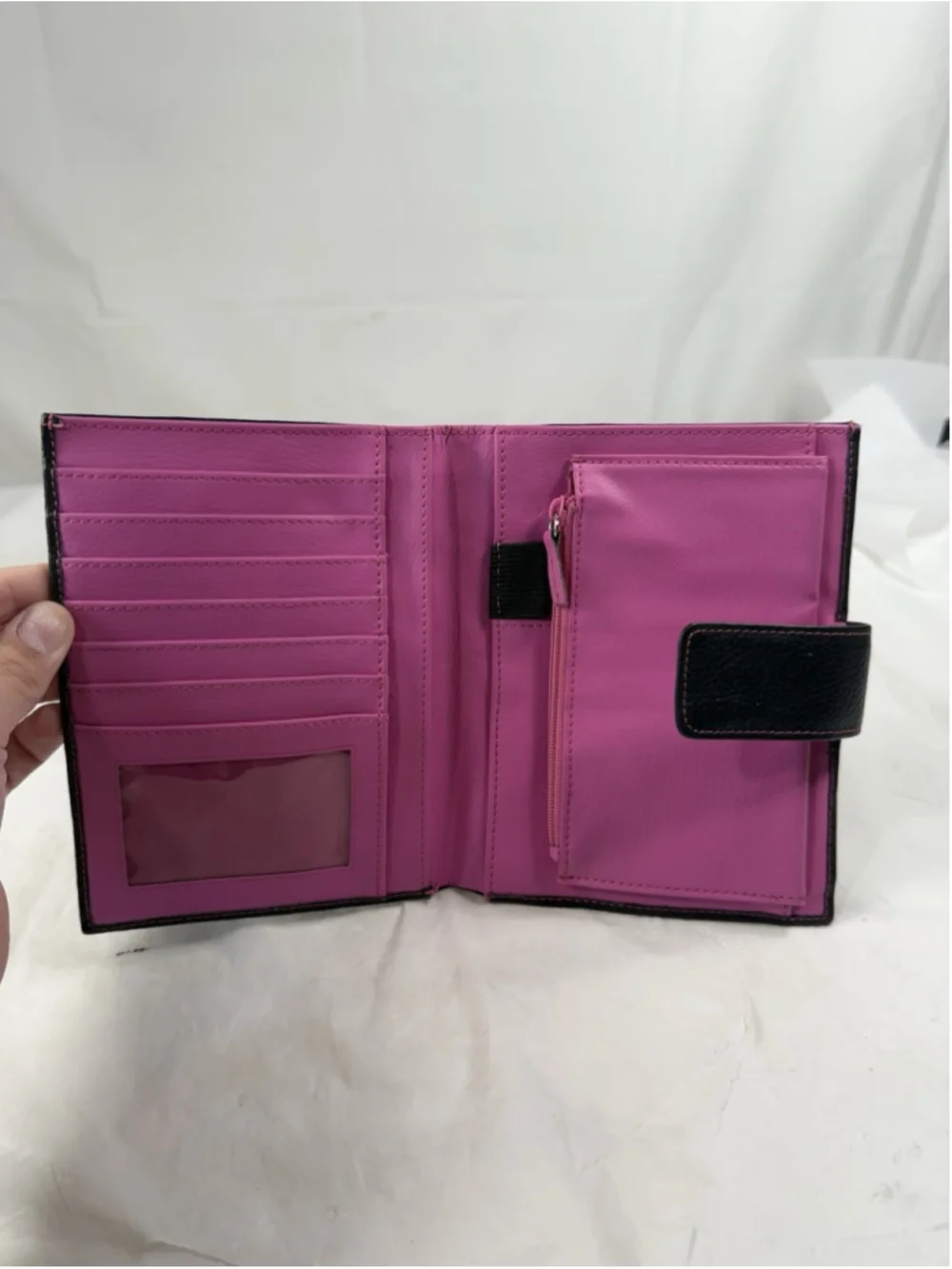 Isaac Mizrahi Black Credit Card Wallet